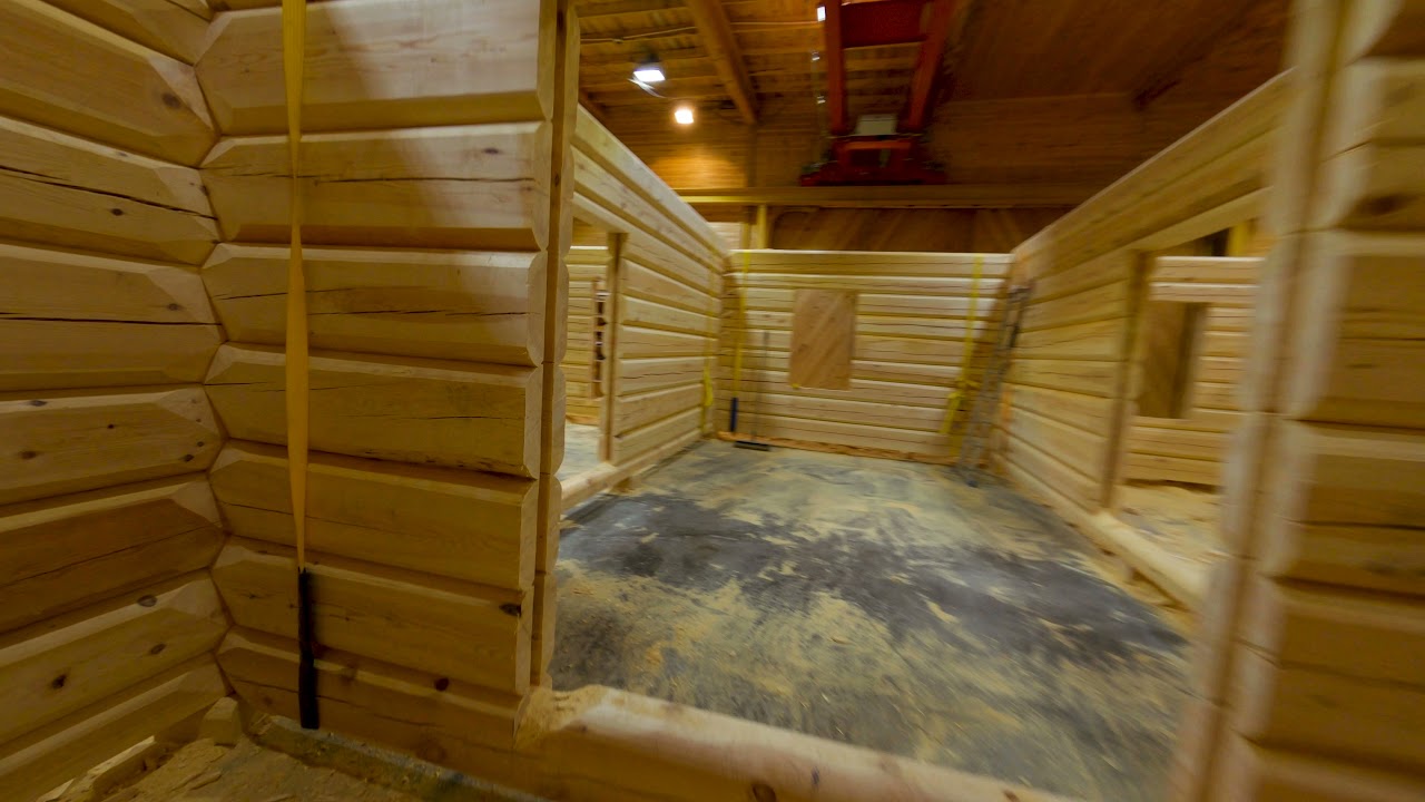 A Log House in the making