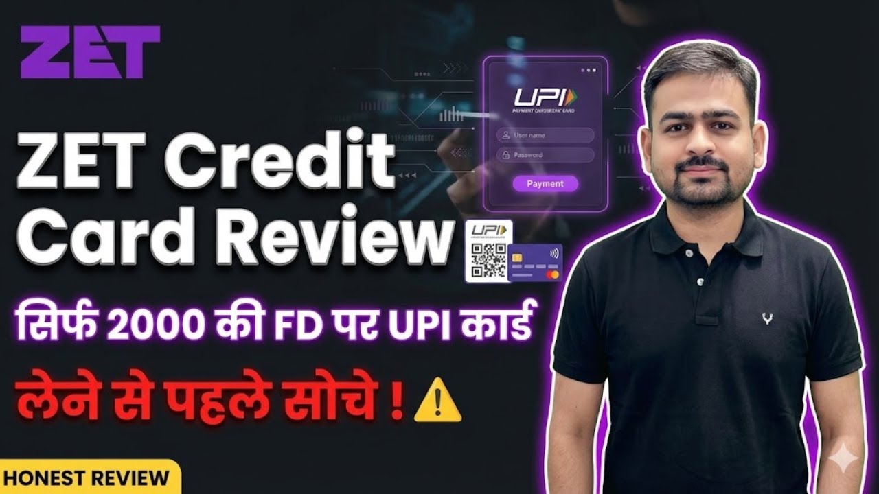 ZET Credit Card Apply | Zet Credit Card Review | Zet Credit Card Benefits | Zet FD Credit Card
