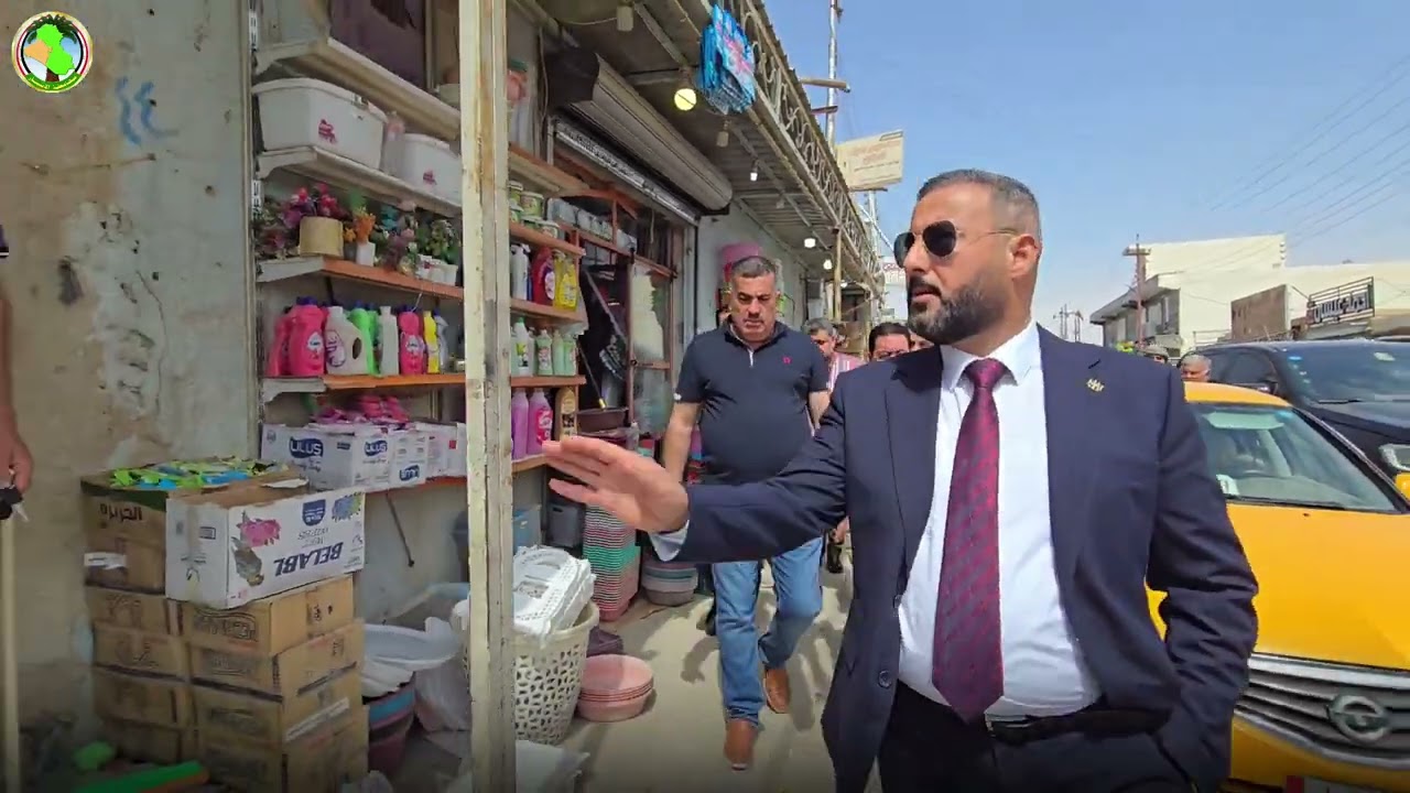 الحكومة المحلية تطلق حملة لازالة التجاوزات على الارصفة والشوارع الرئيسية في قضاء حديثة