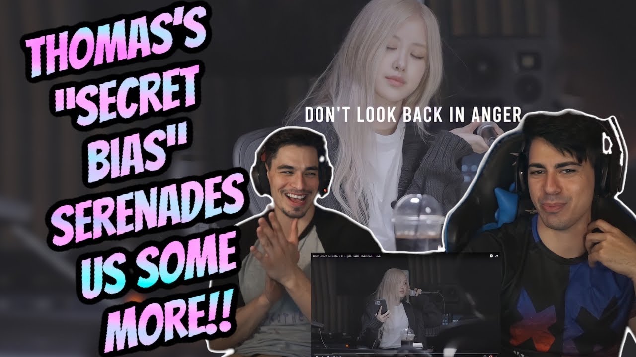 ROSÉ - Don't Look Back In Anger (Oasis) Live Studio Cover (реакция)