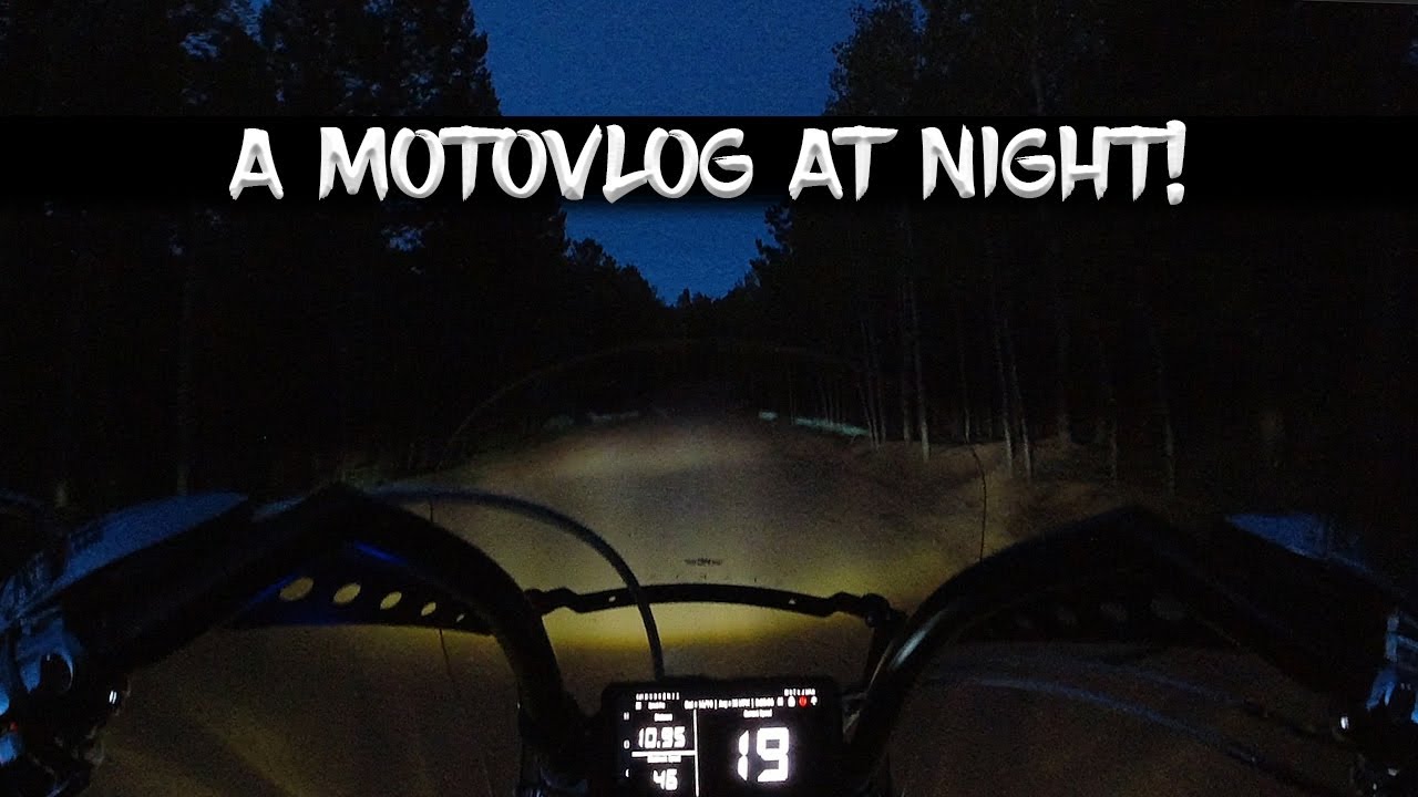Come Along for a NIGHT TIME MOTOVLOG!