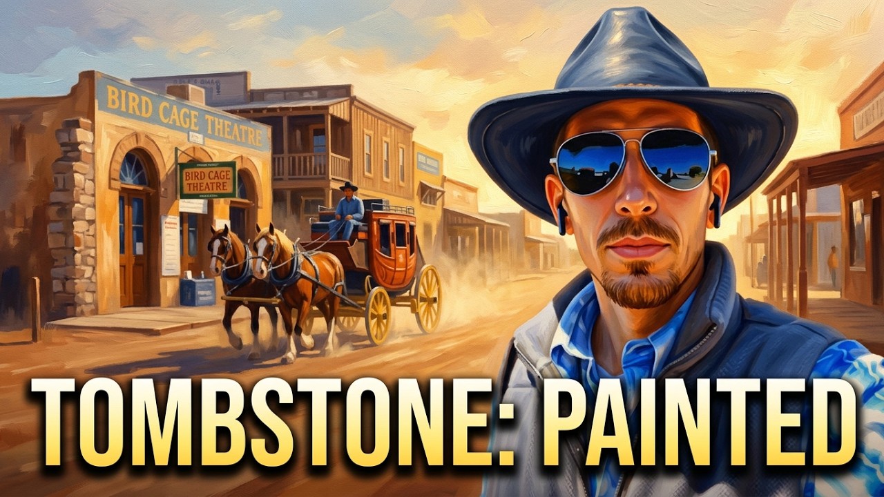 Tombstone's Secret: Real Life Oil Painting