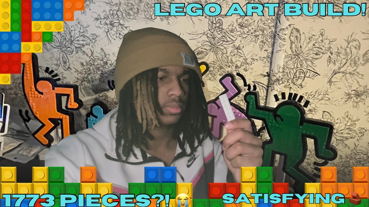 Built In Time Ep. 1 | LEGO KEITH Haring Dancing Figures 1773 pieces (Time-Lapse)