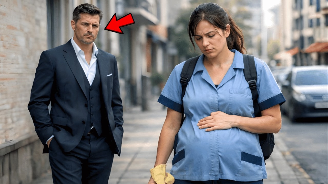 Millonario sigue a EMPLEADA EMBARAZADA después del trabajo… y descubre un SECRETO IMPACTANTE