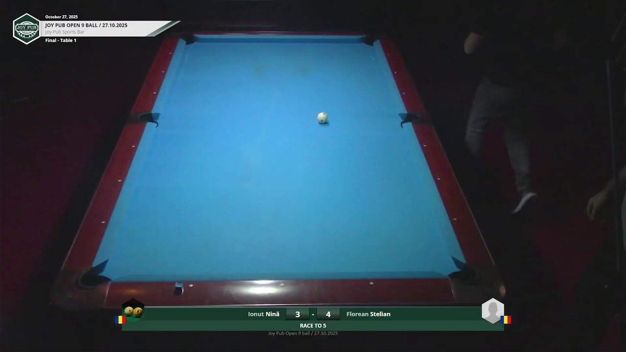 Joy Pub Open 9 ball / 27.10.2025