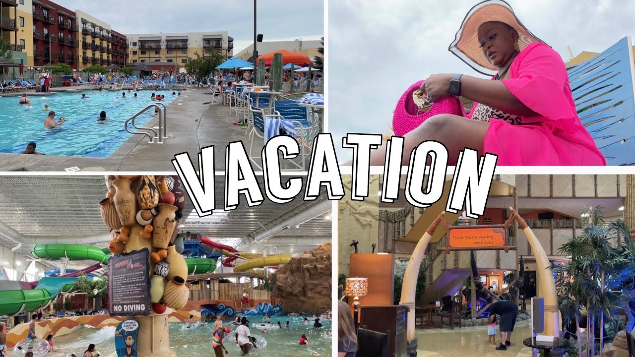 Fun Family Vacation Vlog 2022 | KALAHARI RESORT Wisconsin Dells | what to do in summer