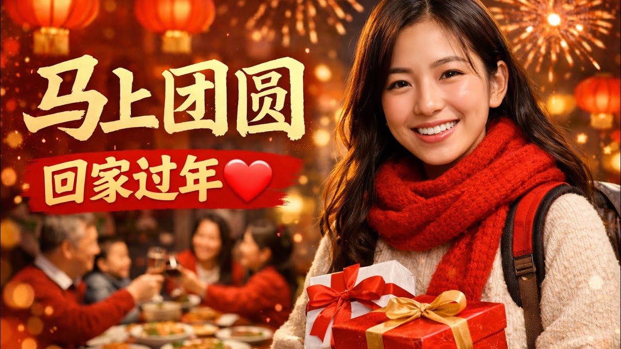 《马上团圆🎵》新年歌曲🧧一首写给所有赶着回家的人