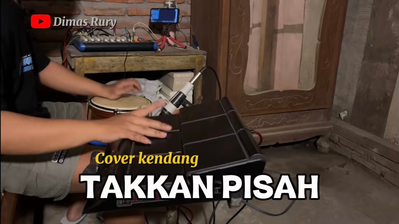 Takkan pisah || cover kendang