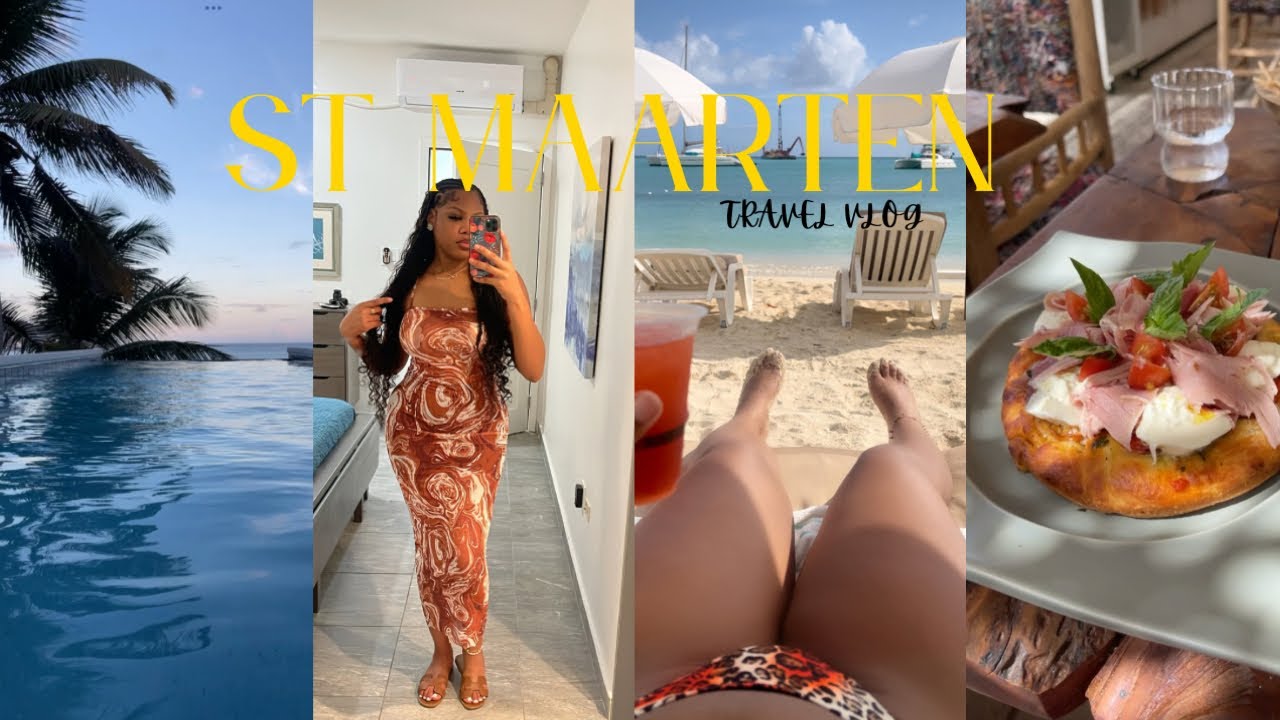 ST MAARTEN VLOG | BEACH FRONT AIRBNB + YACHT PARTY , NIGHTLIFE , EXPLORING + MORE