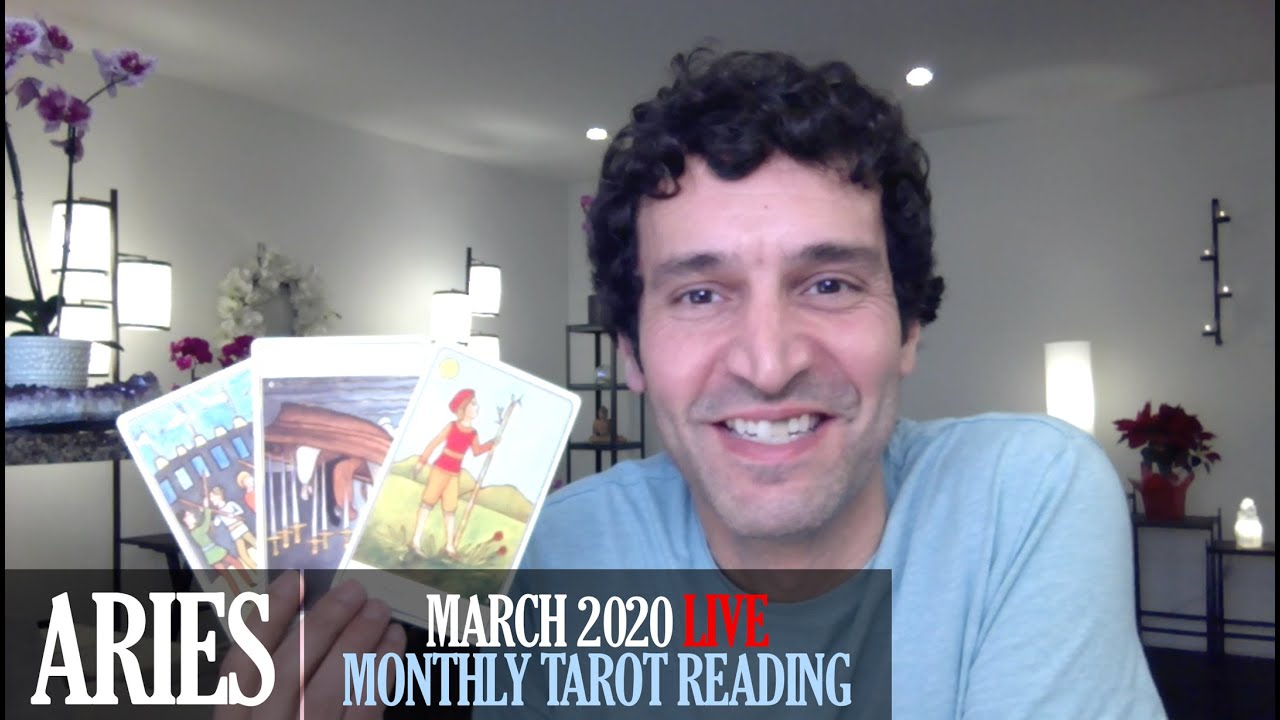 ARIES March 2020 Live Extended Intuitive Tarot Reading & Meditation by Nicholas Ashbaugh