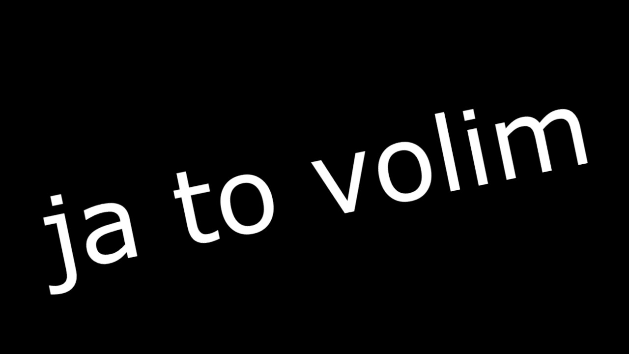 COBY X MARLON BRUTAL   Ja to volim (Lyrics/Tekst)
