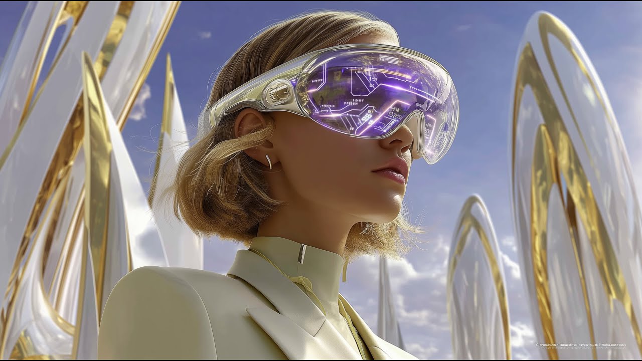 Life in Future City 2150 (4K) — Flying Cars, Sky Towers & Neon Gardens | Sci Fi Ambience