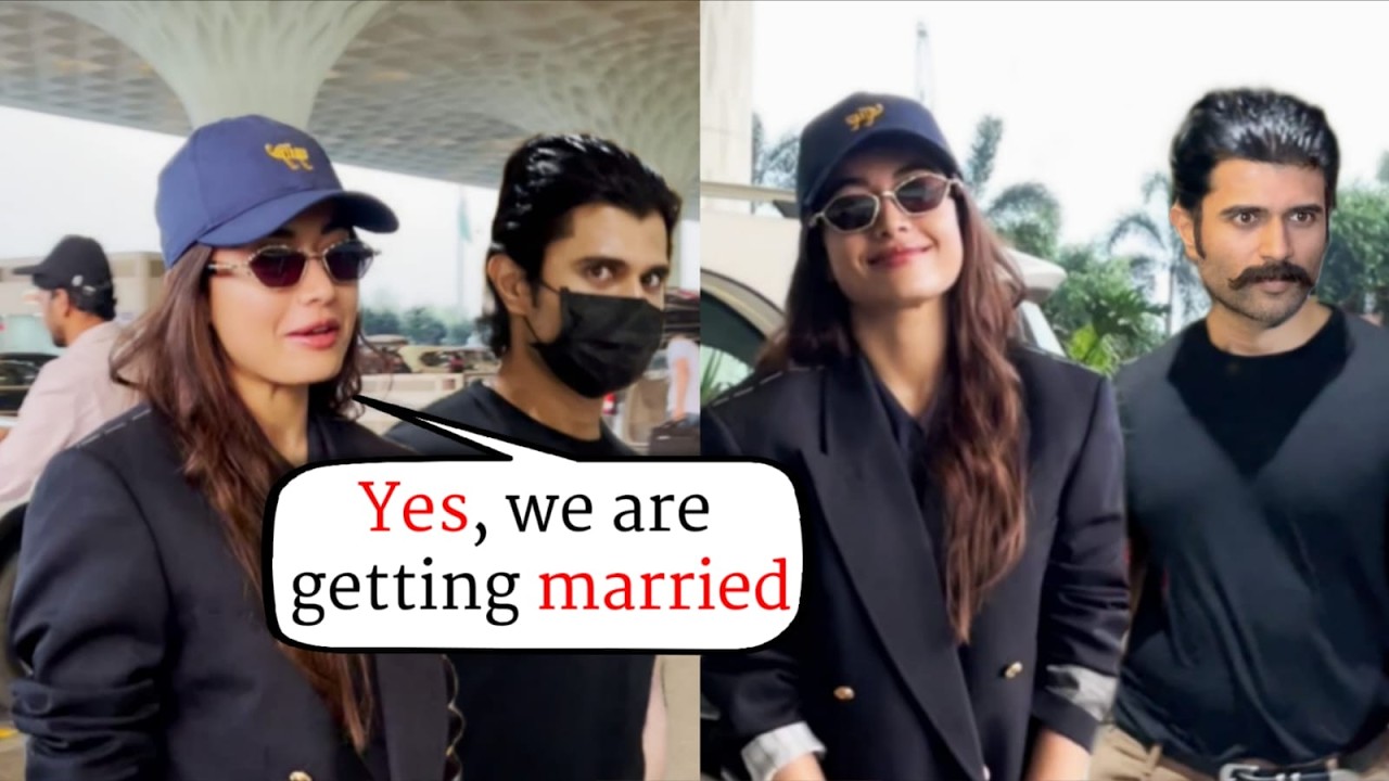 Rashmika Mandanna and Vijay Deverakonda Starts Wedding Preparation Arriving at Airport