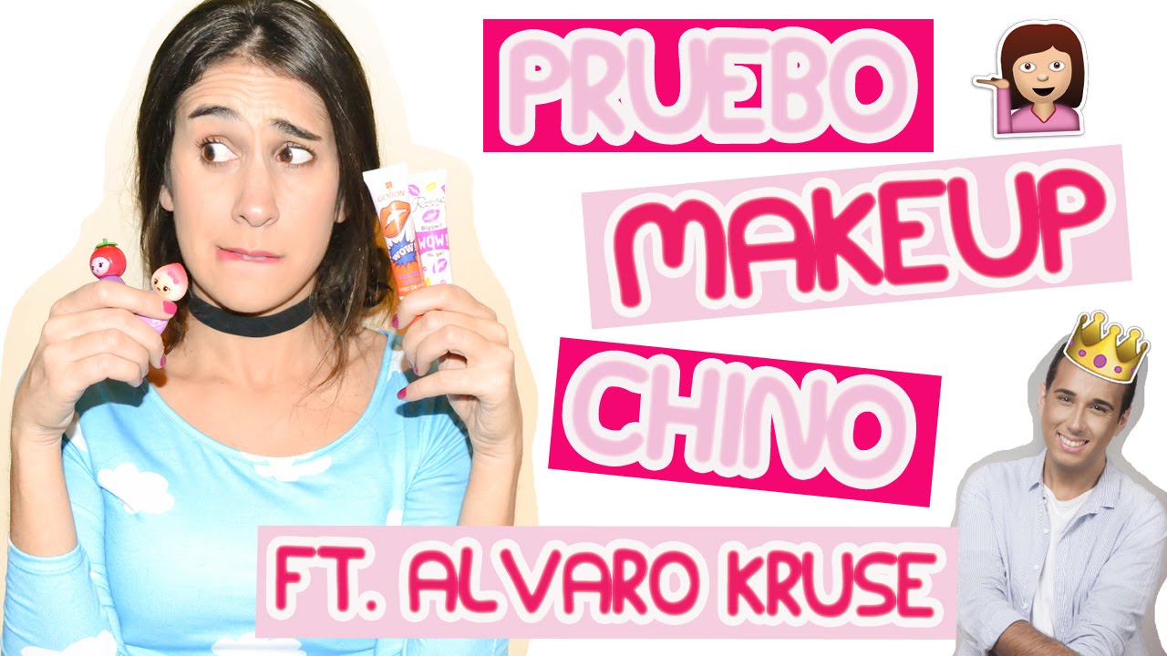MAQUILLAJE ASIATICO: Probando maquillaje chino con Alvaro Kruse - Fashion Diaries