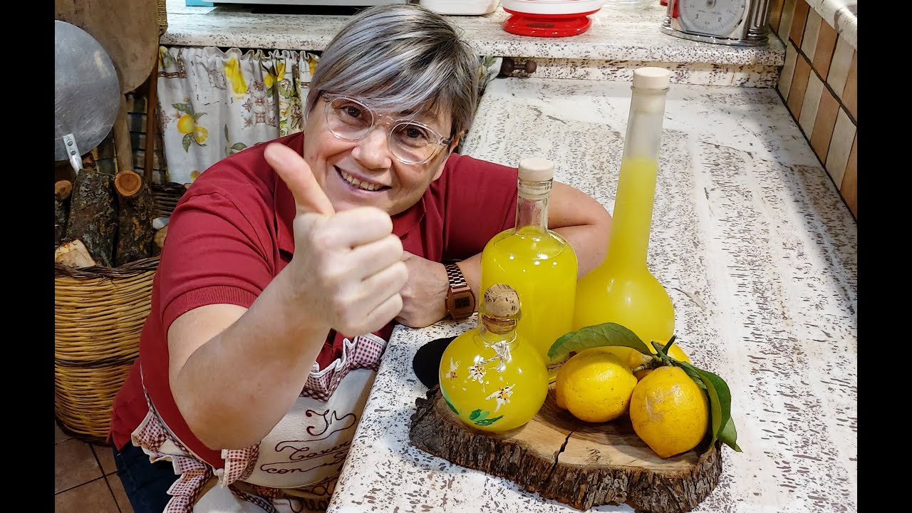 Limoncello fatto in casa con soli 5 🍋🍋🍋🍋🍋 limoni Bio.