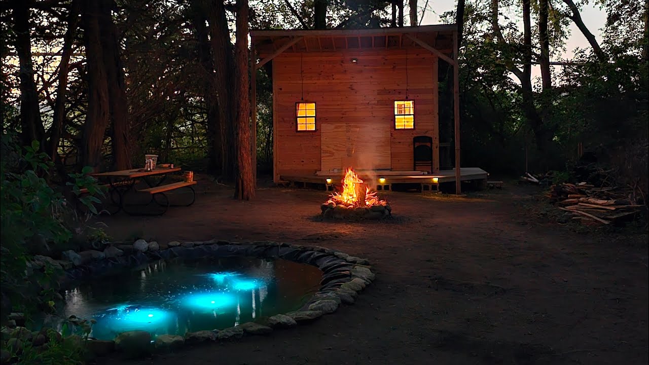 Mini Solar Cabin with Starlink Internet and Smart Home features
