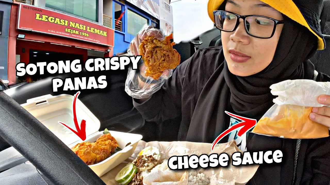 Berbaloi pulak dapat NASI LEMAK SOTONG CRISPY CHEESE lepas kecewa
