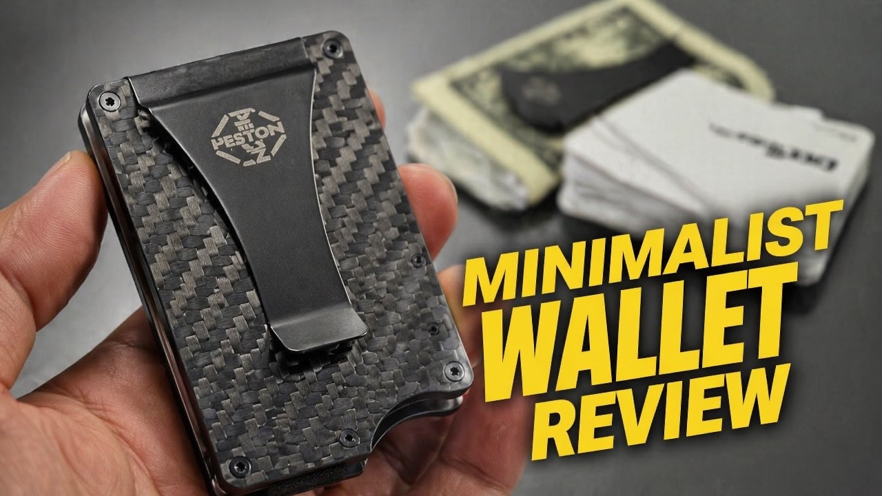 Minimalist Carbon Fiber Wallet Money Clip Review
