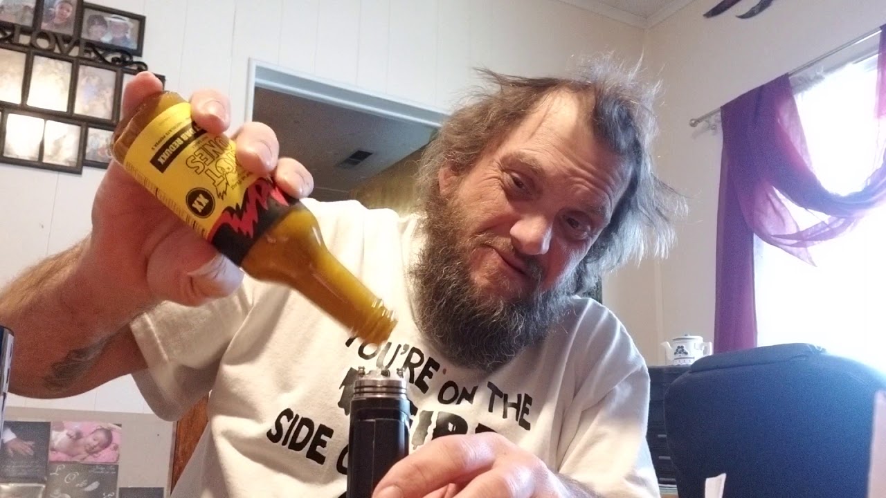 Brave man vapes the hot ones the last dab Pepper X sauce. Fan Challenge!