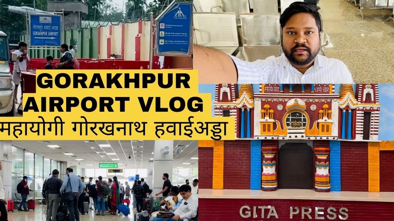 4K Gorakhpur to Delhi Airport | महायोगी गोरखनाथ गोरखपुर हवाईअड्डा | Indigo Airlines-Defence Airport