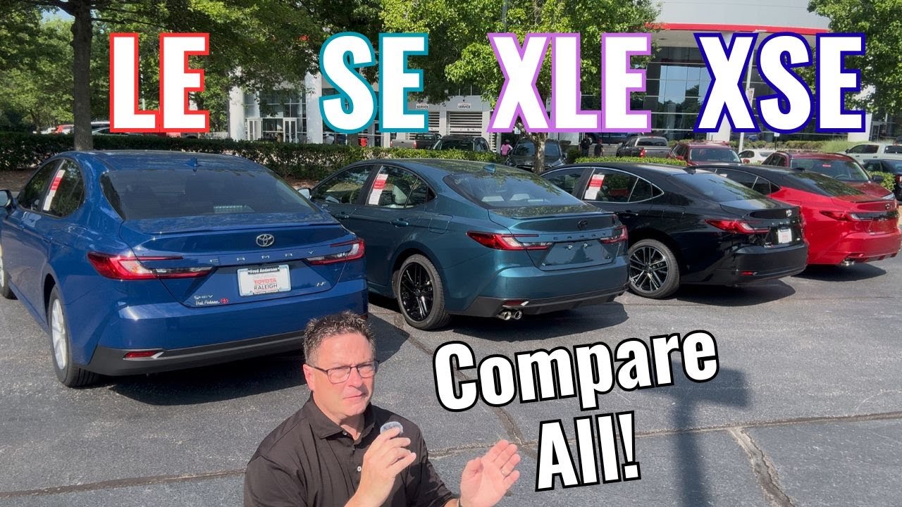 All 2025 Toyota Camry Trim Levels COMPARED side-by-side!