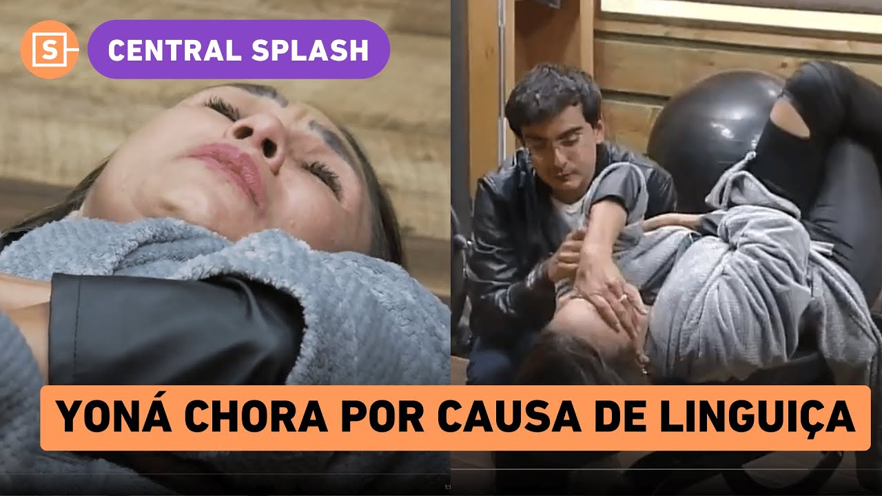 Yon&aacute; briga por causa de lingui&ccedil;a, chora e &eacute; consolada por Dudu que promete jantar especial para peoa