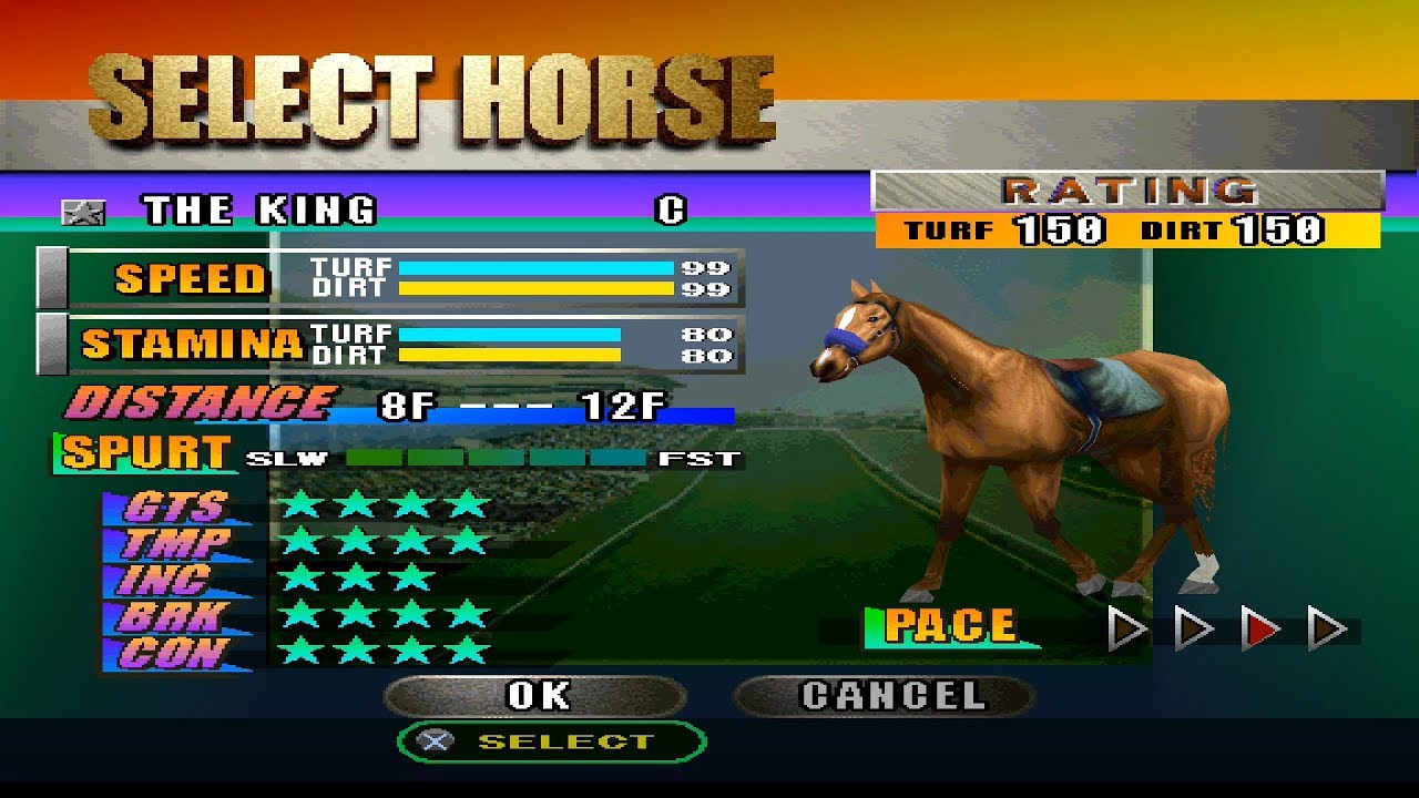 Gallop Racer - Maximum Create Horse TURF 150 DIRT 150