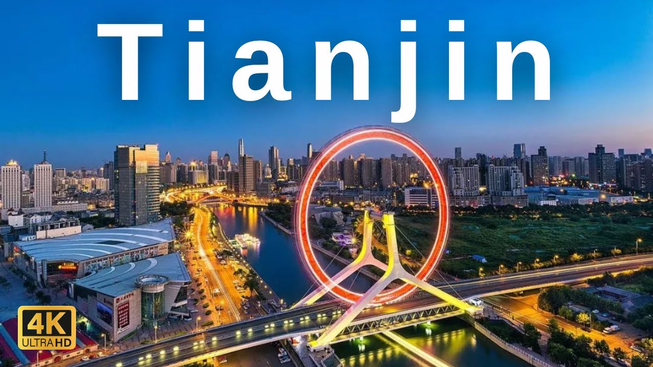 Tianjin, China 🇨🇳 in 4k - Tianjin cityscape