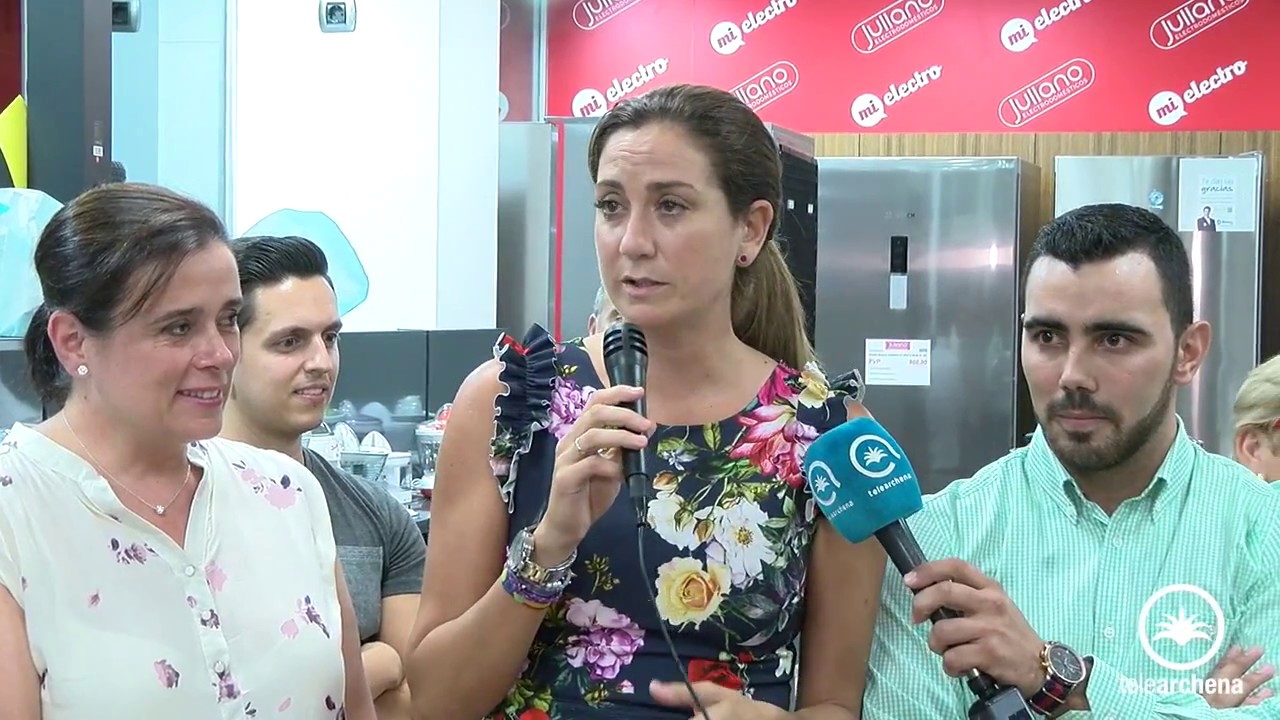 Inauguracion Juliano Electrodomésticos en Archena.