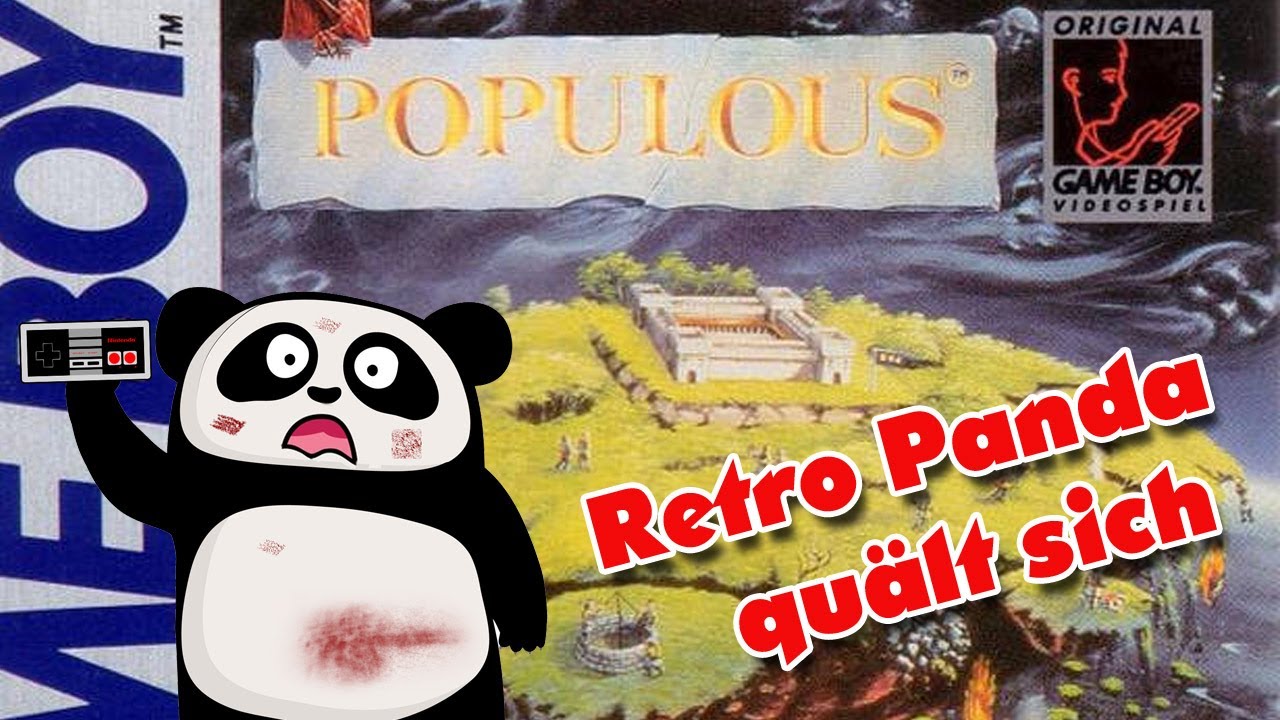 Retro Panda quält sich: Populous (Game Boy)!
