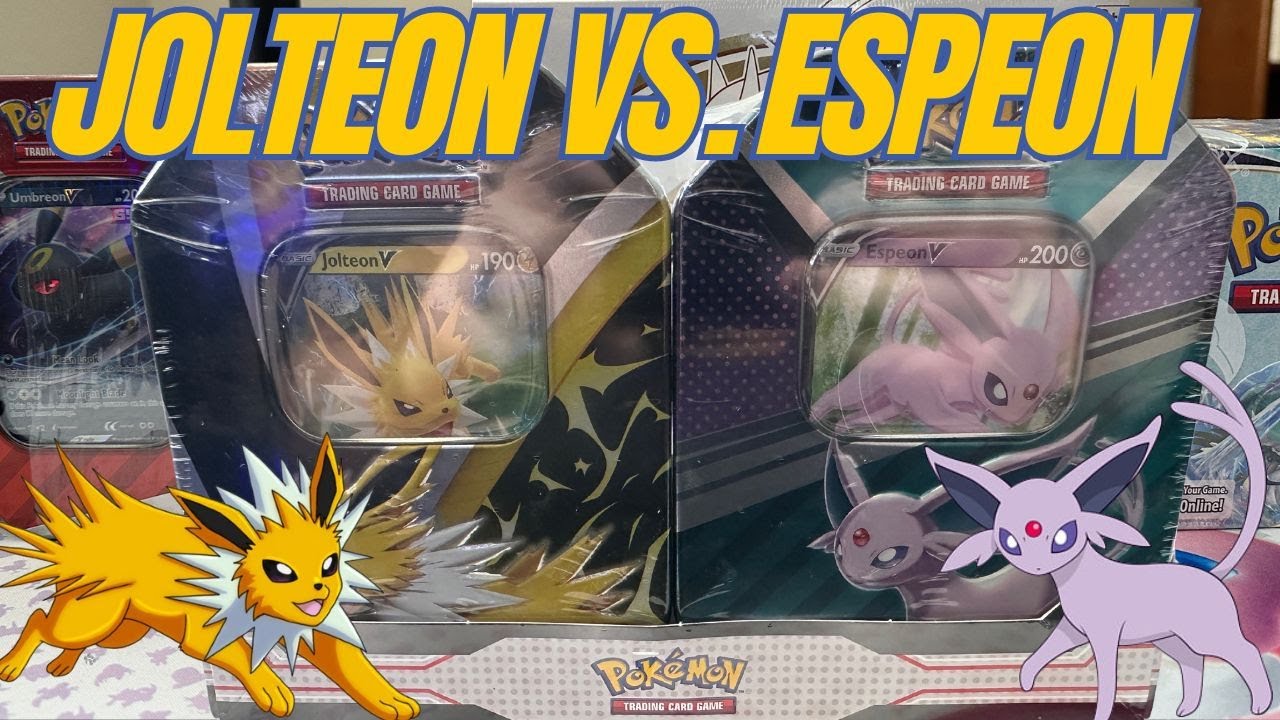 Who Will Win This Tin Battle: Jolteon or Espeon?