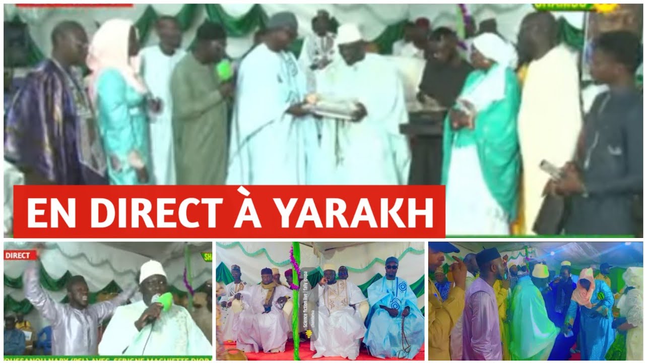 EN DIRECT À YARAKH AVEC LE NABIEN SERIGNE MAGUIETTE DIOP 