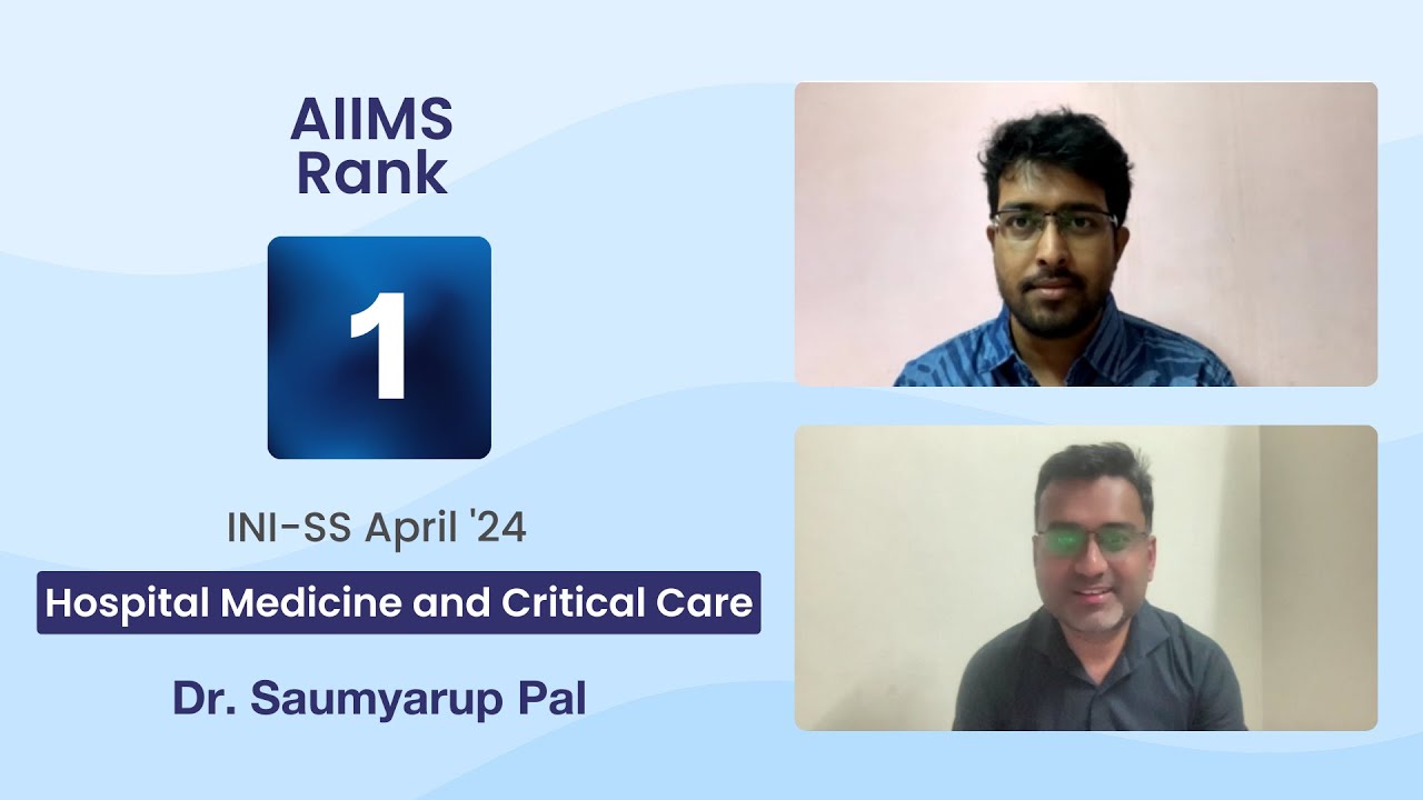 INI-SS Apr &rsquo;24 Critical Care, AML 1, Dr. Saumyarup Pal in conversation with Dr. Riddhi Kundu