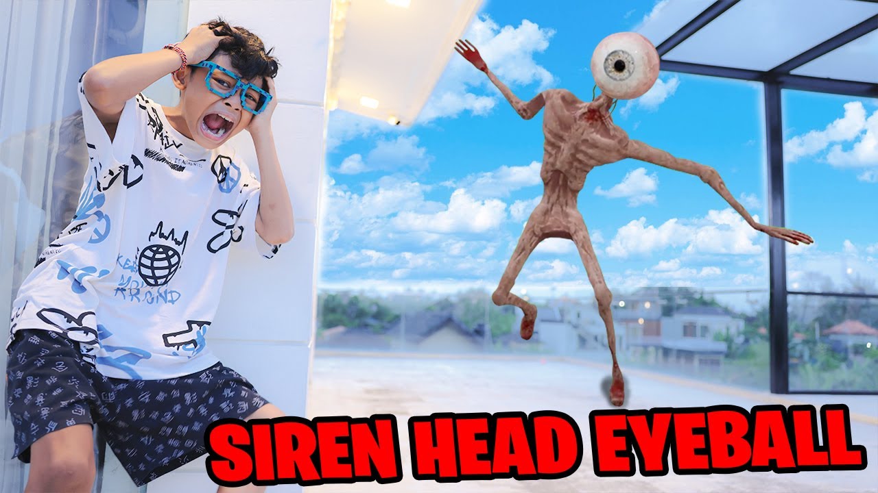 TOLONG!!! BOCIL DIKEJAR SIREN HEAD EYEBALL SANGAT SERAM DI RUMAH TINGKAT!!!