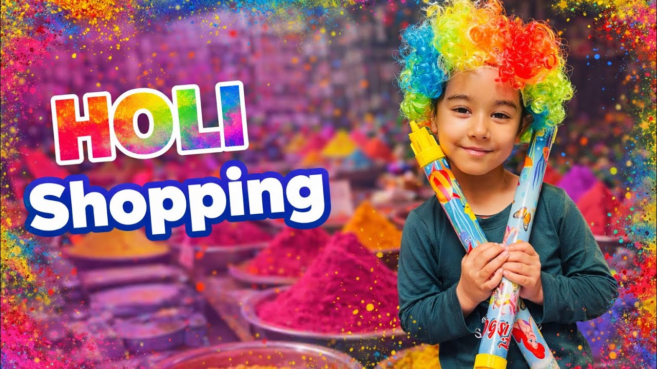 Ruhi के साथ रंगों की होली Shopping 🫟 | Raman & Surbhi Vlogs | @Ramanpreet01 