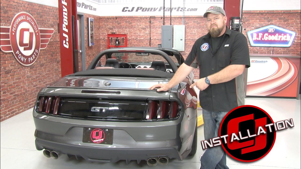 2015-2017 Mustang Complete Anchor Room Front And Rear Light Tint Kit Installation