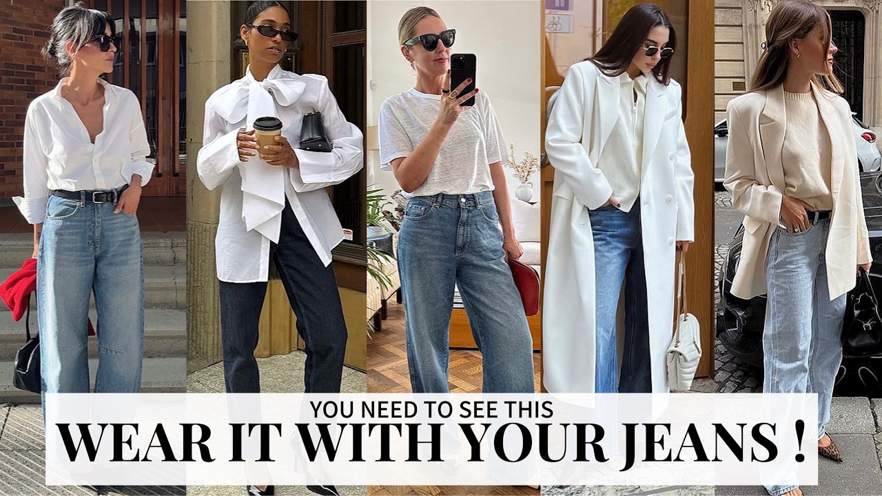 What Elegant Women Wear With JEANS!?