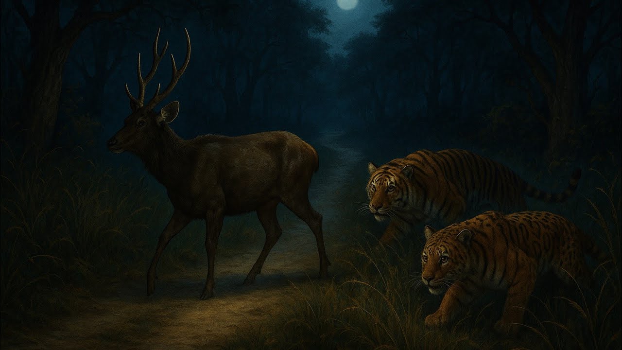 Tiger & Leopard’s Unbelievable Hunting Strategy | Narration by Vivek Awasthi ! Wild Story By Corbett