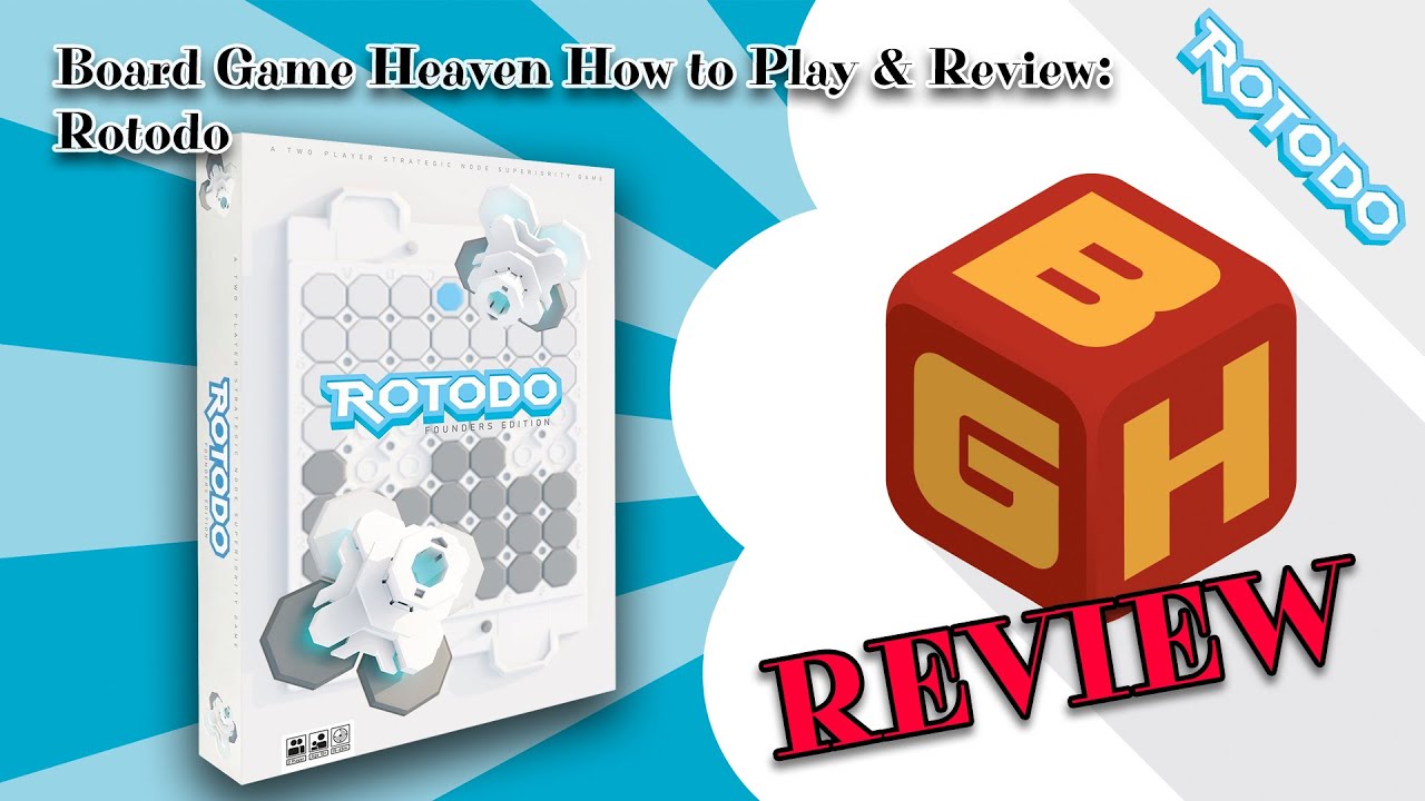 Board Game Heaven How To Play & Review 247: Rotodo - A Unique Abstract Game Explained In 10 Minutes!