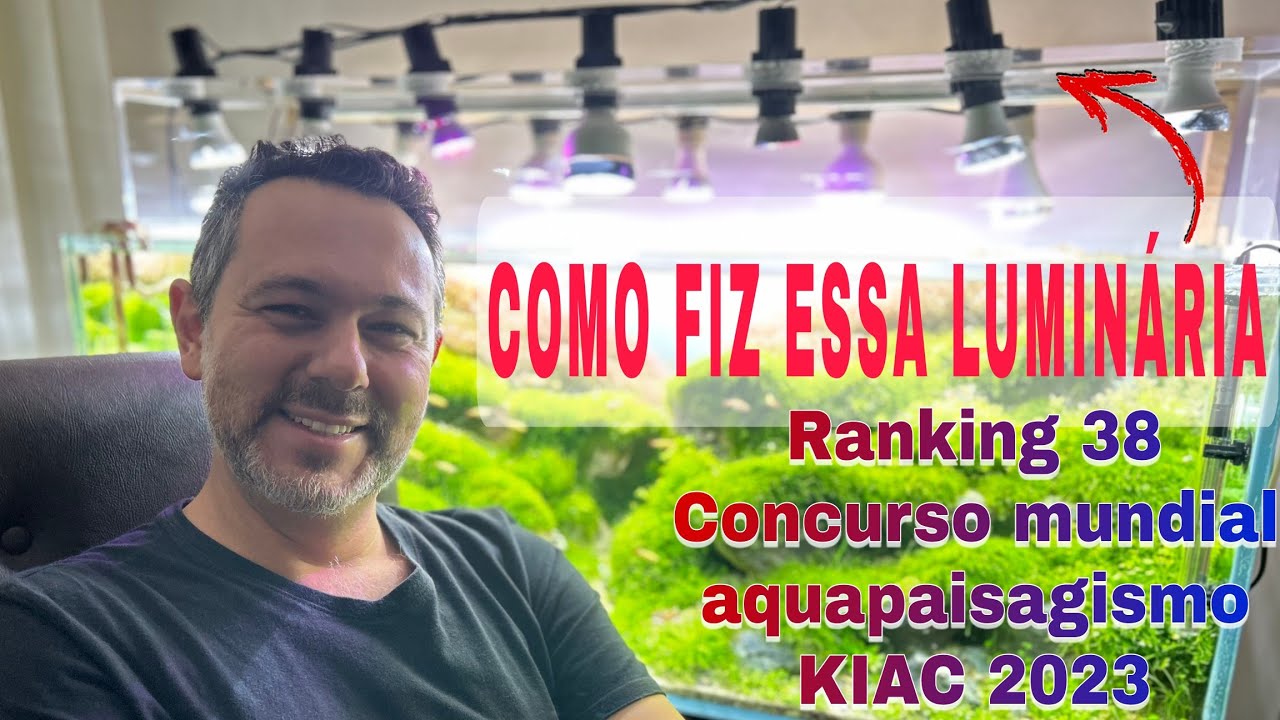 Como fazer uma luminária para aquário plantado de alto nível