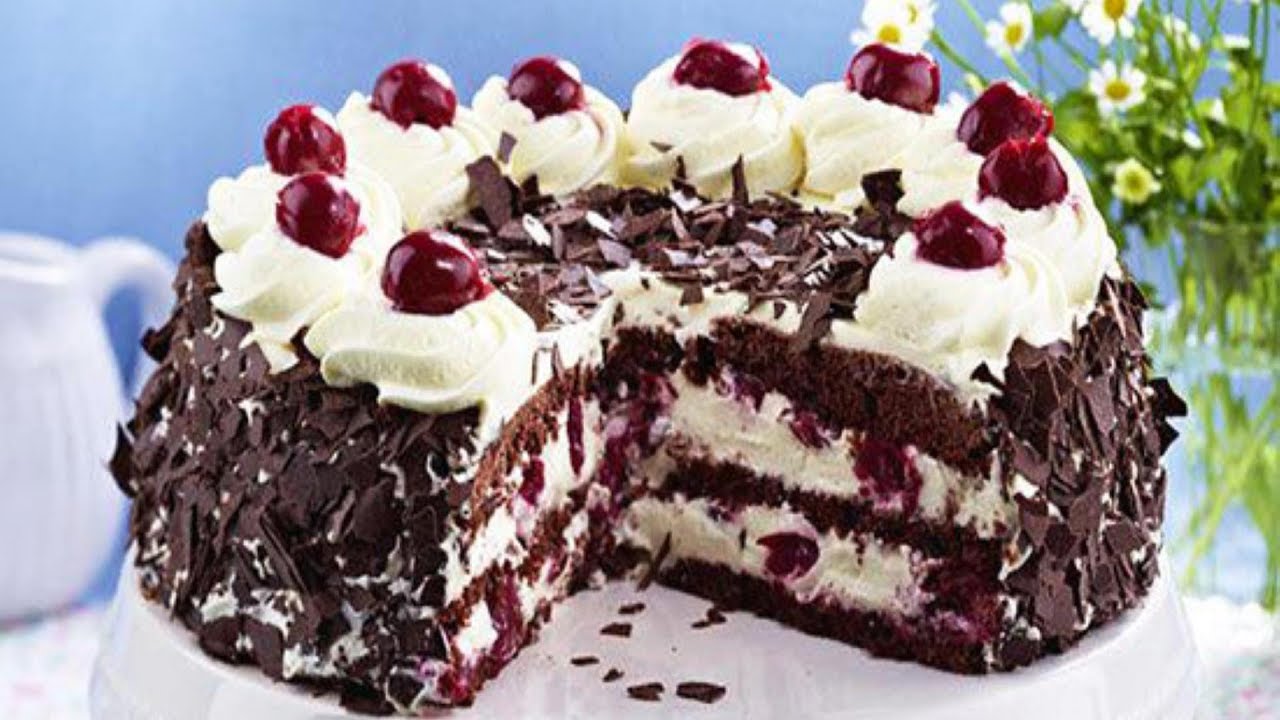 Simple Black Forest Cake Recipe