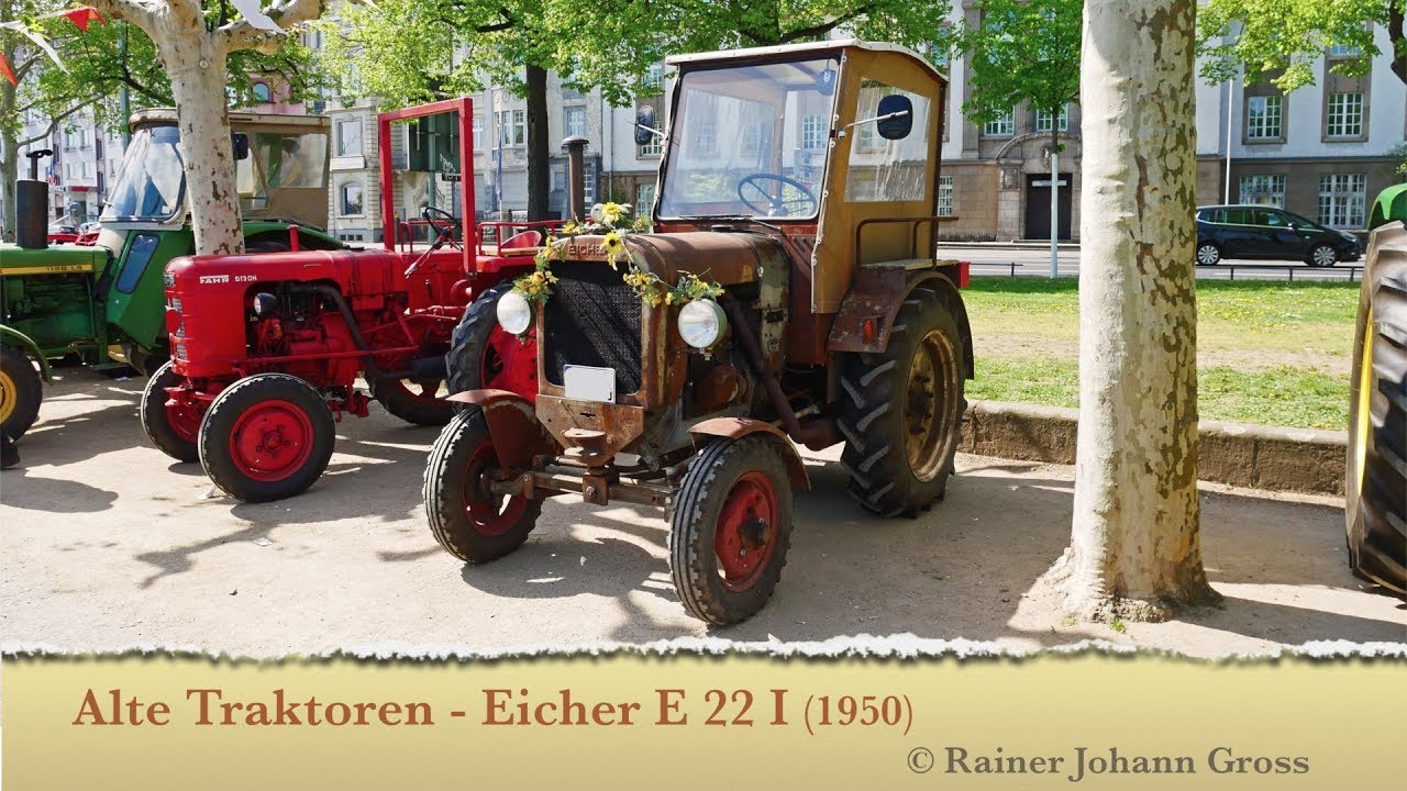 Alte Traktoren - Eicher  E 22 I (1950)