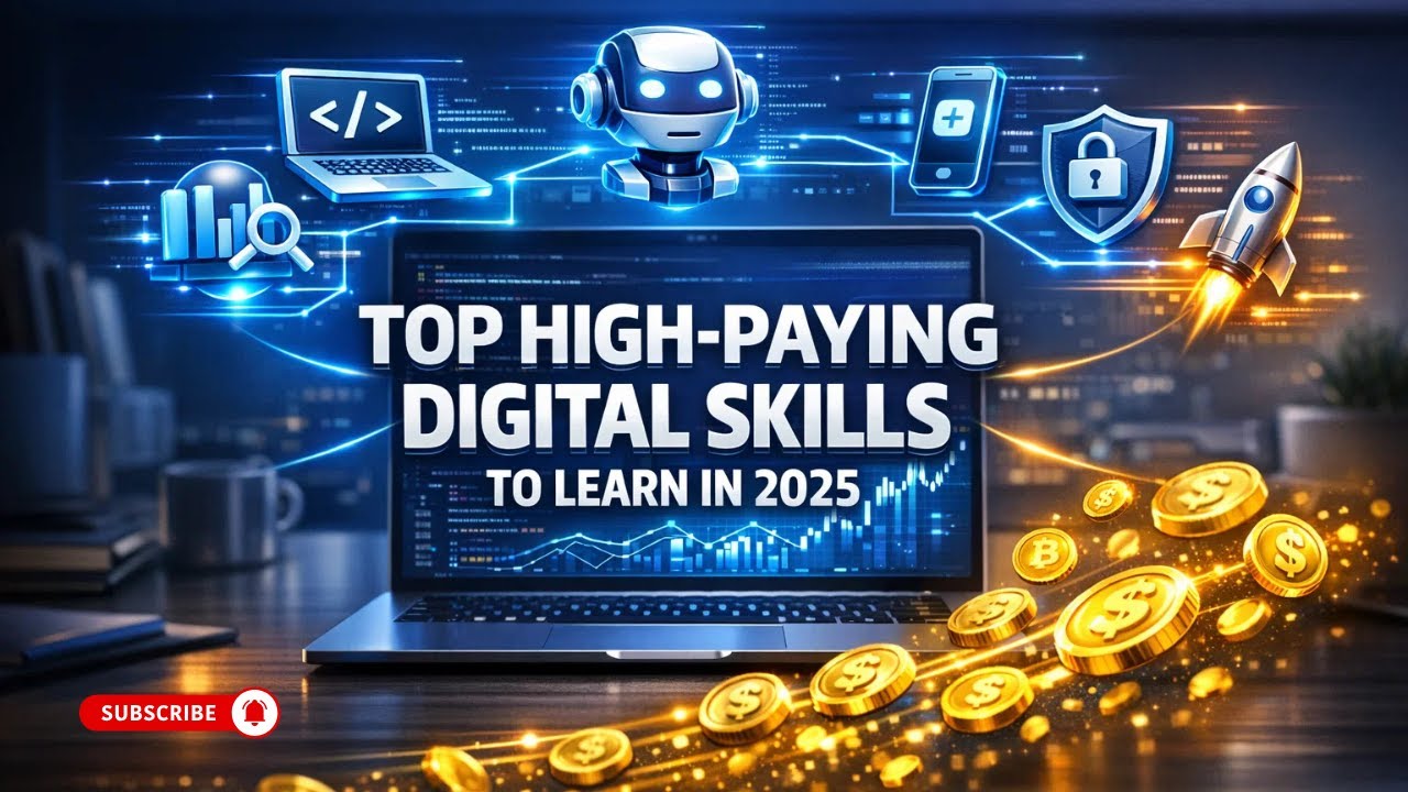Top High-Paying Digital Skills to Learn in 2025 | Future-Proof Career Path