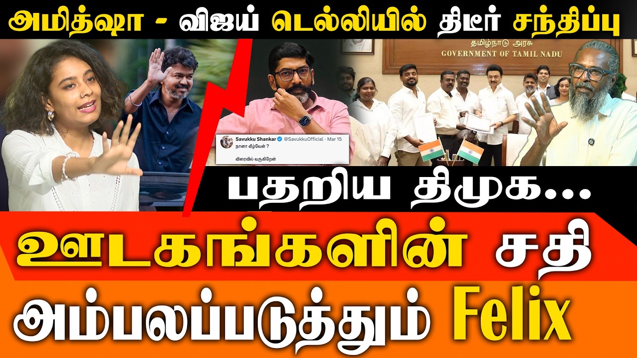 DMK vs TVK: விஜய்-க்கு எதிராக கிளம்பும் பொய் செய்திகள்! | Elizabeth & Felix Gerald | TVK Alliance