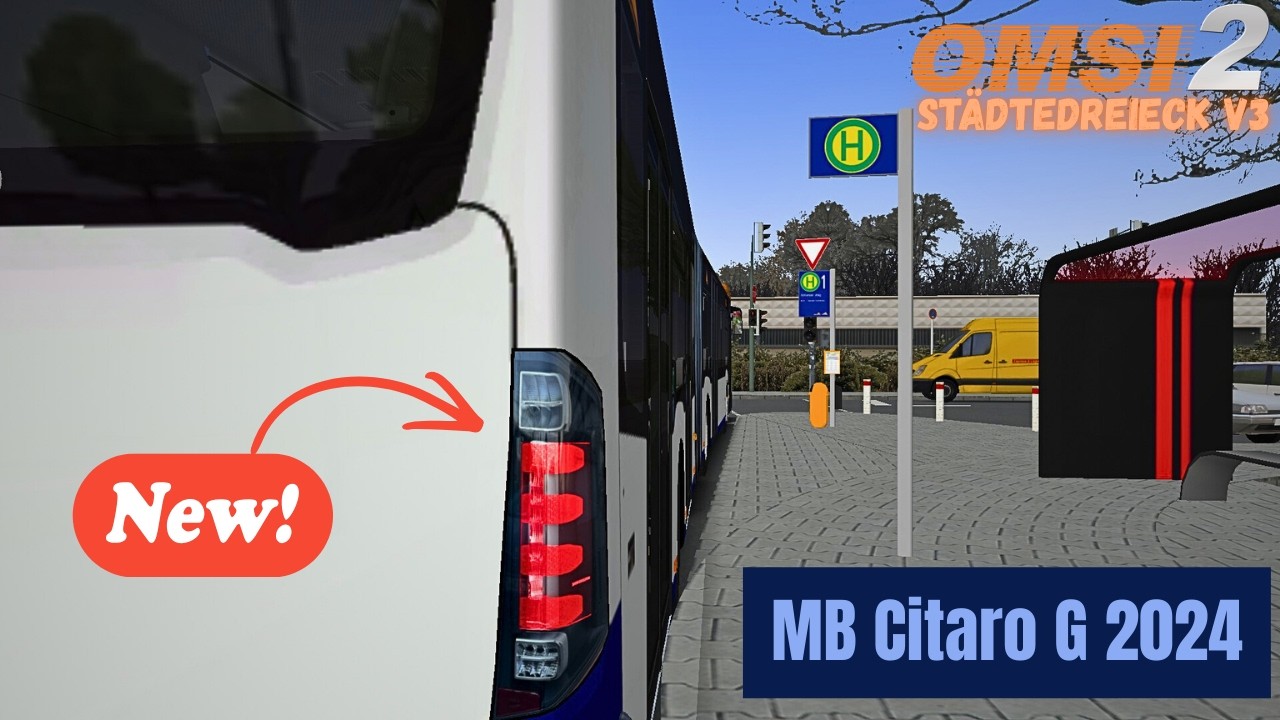 OMSI2: MB CITARO 2024! Modern auf der Linie 34 durchs Städtedreieck! 🚍
