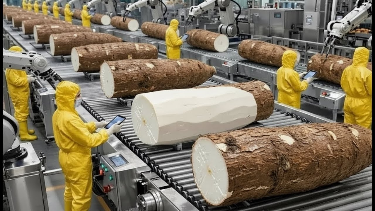 Incredible Cassava Flour Production Process