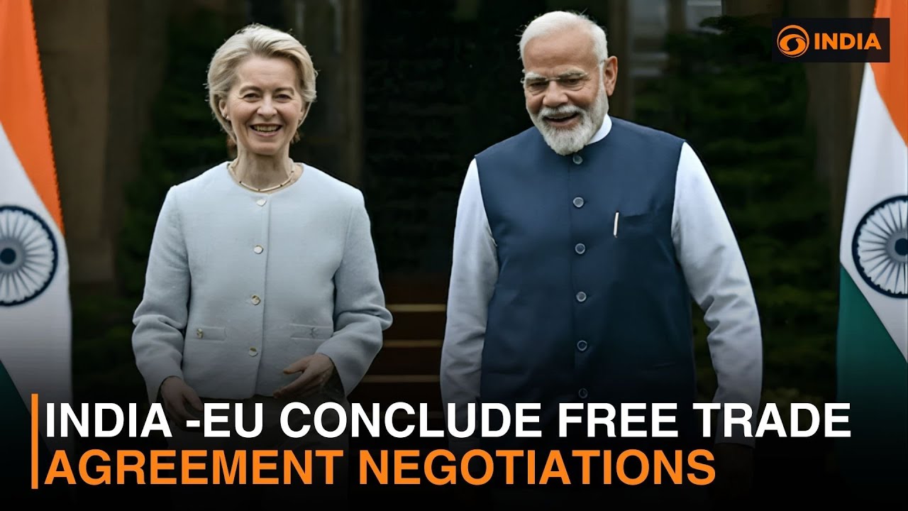 India -EU conclude free trade agreement negotiations