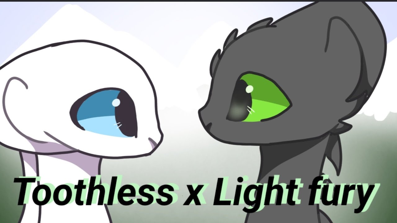 Toothless x Light fury part 1