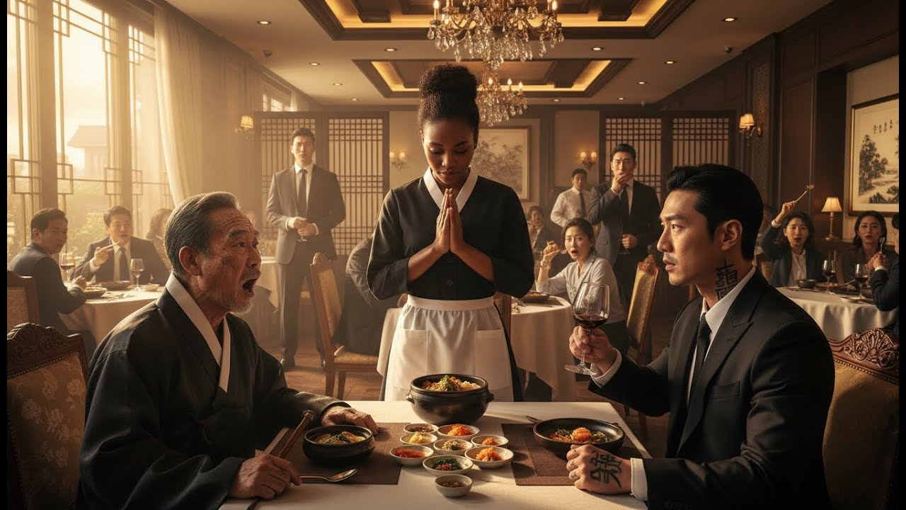 Shy Black Waitress Greeted Korean Mafia Boss's Dad—Her Seoul Dialect Greeting Had Every Guest Frozen