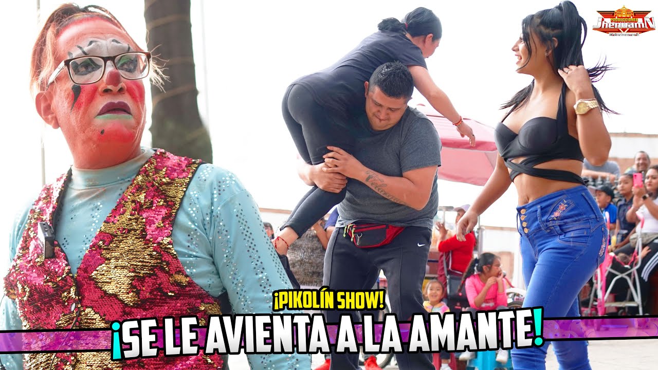 Pikolin Show | LA ESPOSA lo DESCUBRE con la AMANTE 🤣🤡|  @ProduccionesJhenuamn​#payasos